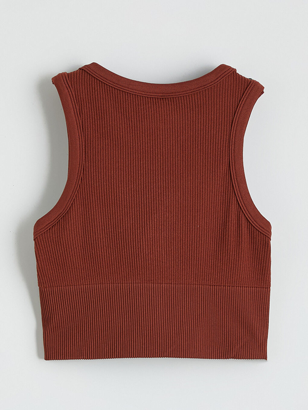 Crew Neck Crop Women's Athletic Tank Top-6