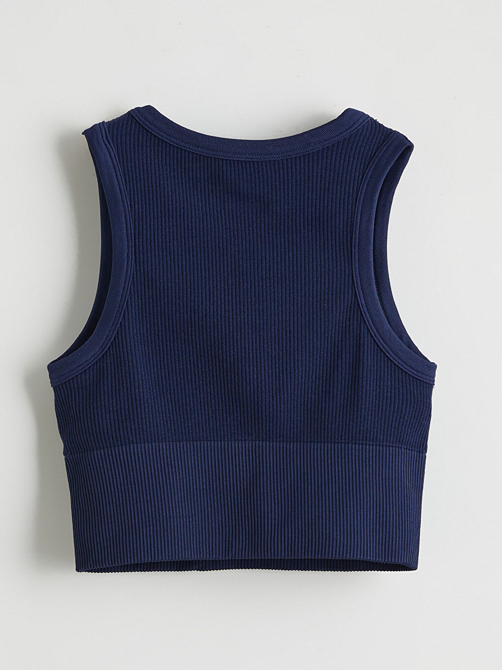 قميص رياضي بدون أكمام قصير بياقة دائرية للسيدات-6