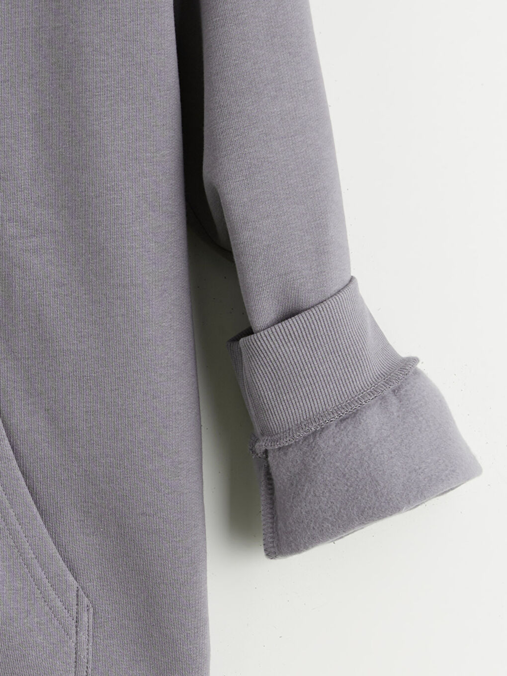 Hooded Boys' Thick Zip-Up Sweatshirt-3