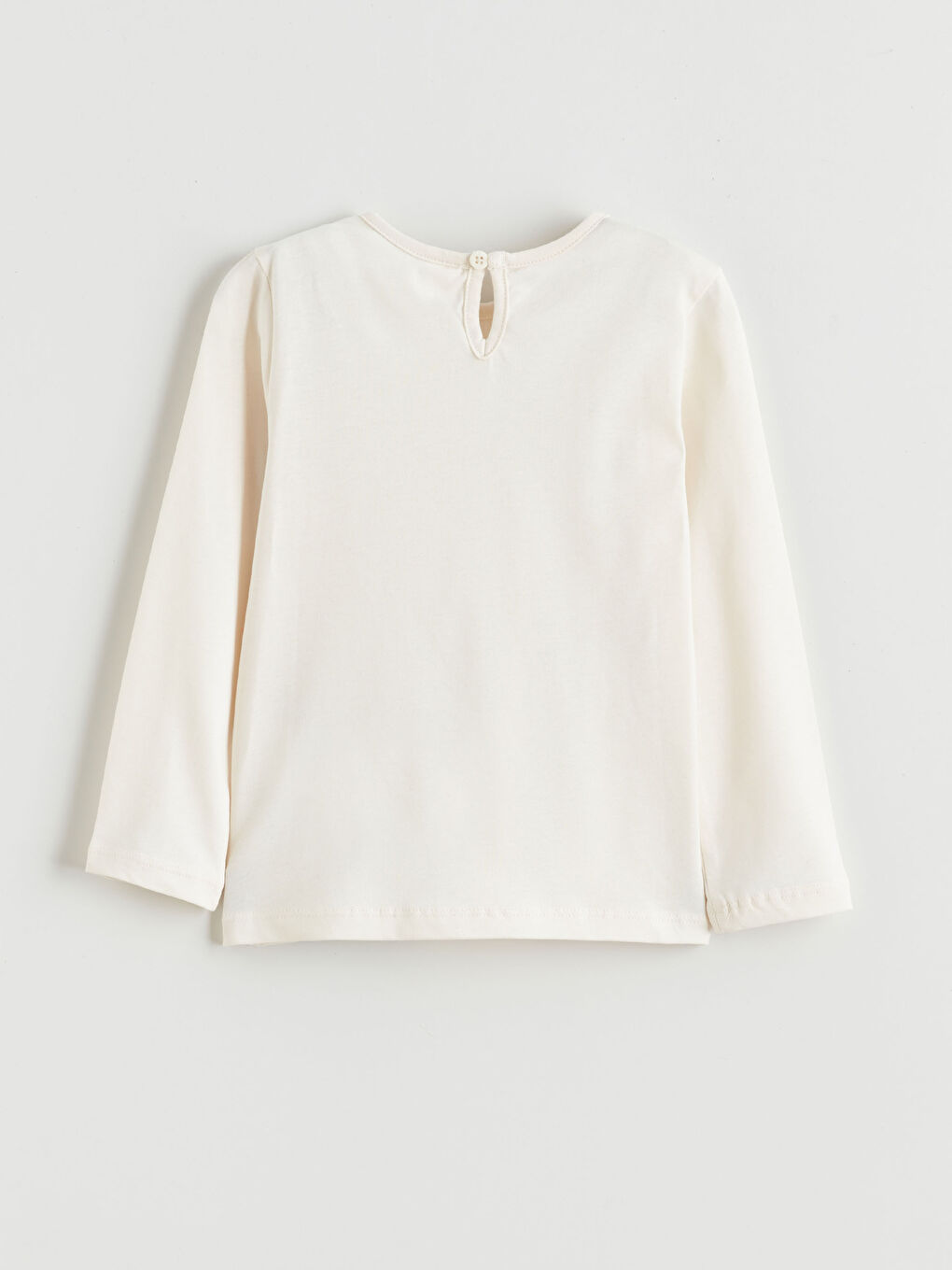 Bej Bisiklet Yaka Baskılı Kız Çocuk Tişört ve Tayt-3