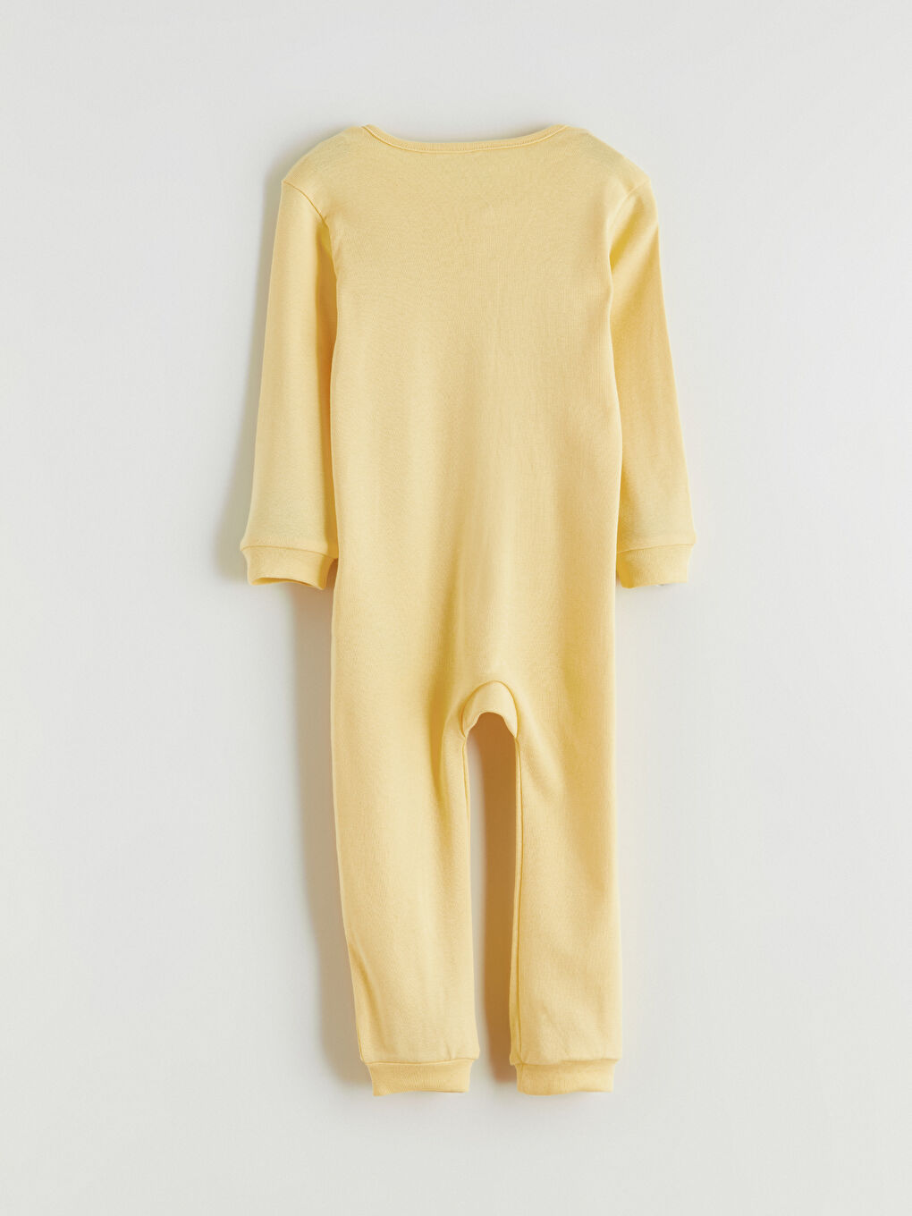 Sarı Bisiklet Yaka Erkek Bebek Tulum-2