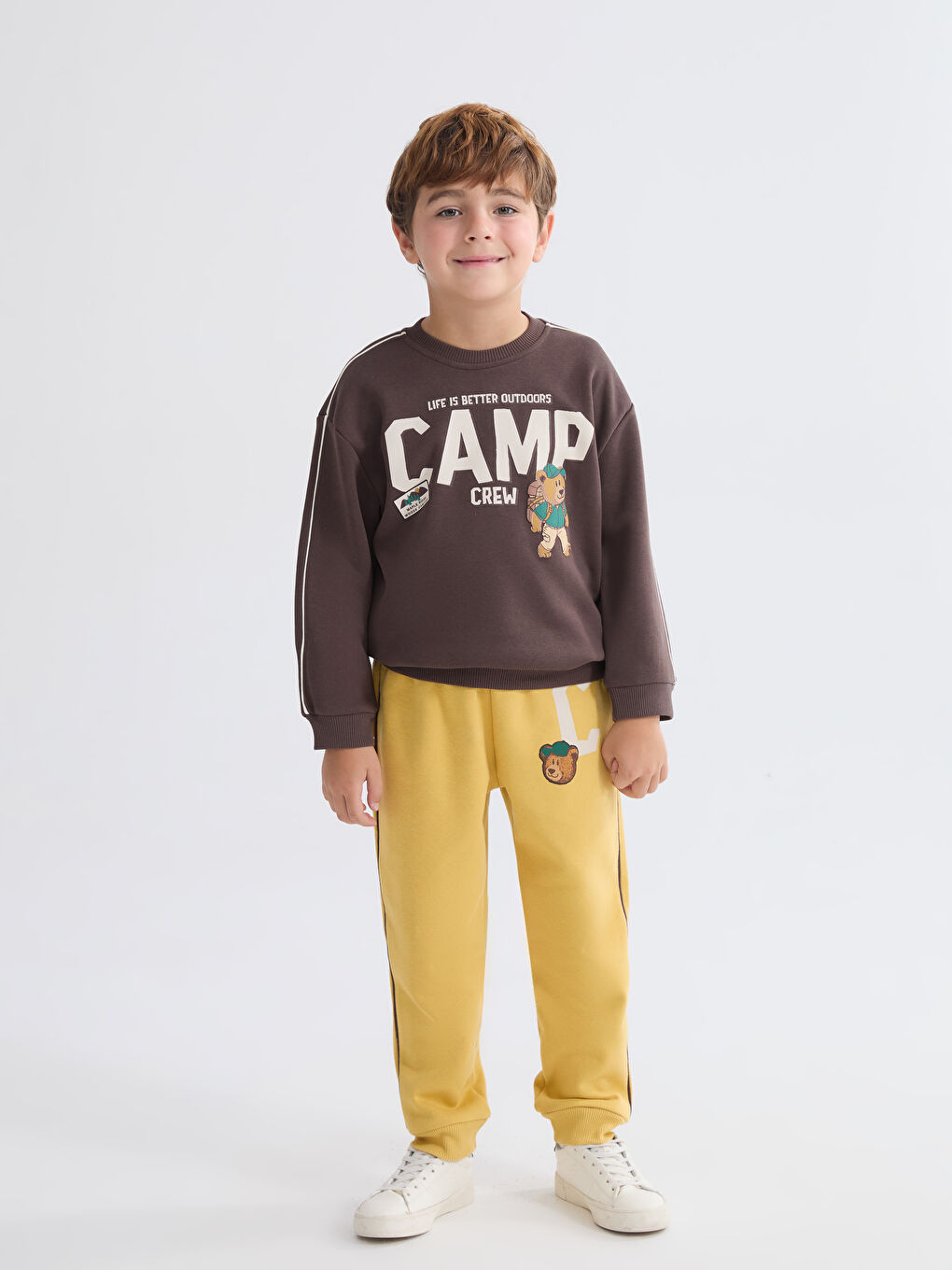 Ұлдарға арналған қалың свитшот өрнекті-1