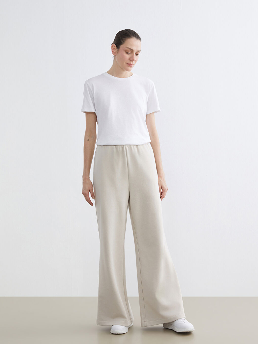 Женские толстые спортивные штаны с эластичным поясом