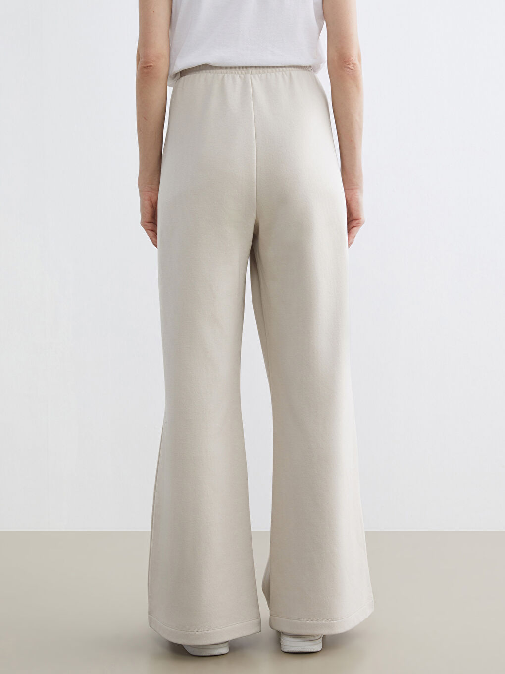 Женские толстые спортивные штаны с эластичным поясом-3