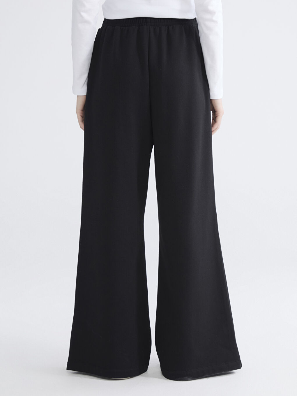 Elasticated Waist Women's Thick Sweatpants-3