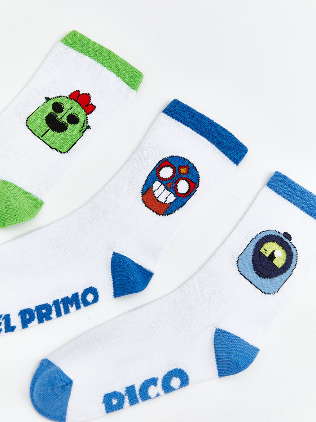 Мальчики Разноцветный Носки до щиколотки-1