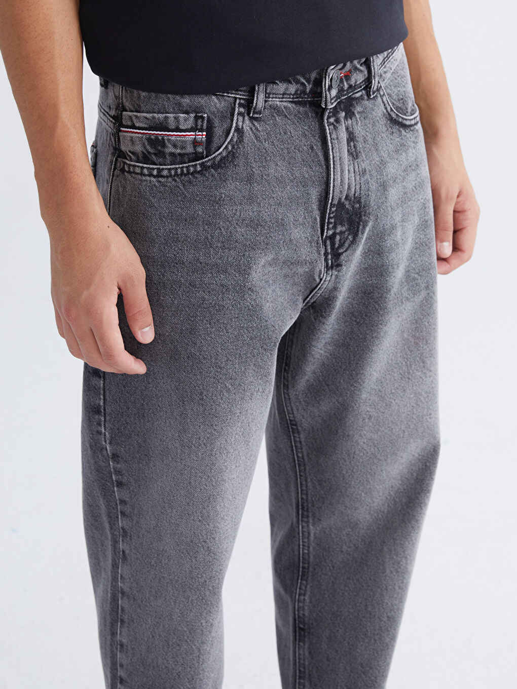 710  Looce Fıt Ерлерге арналған джинсы шалбар-2