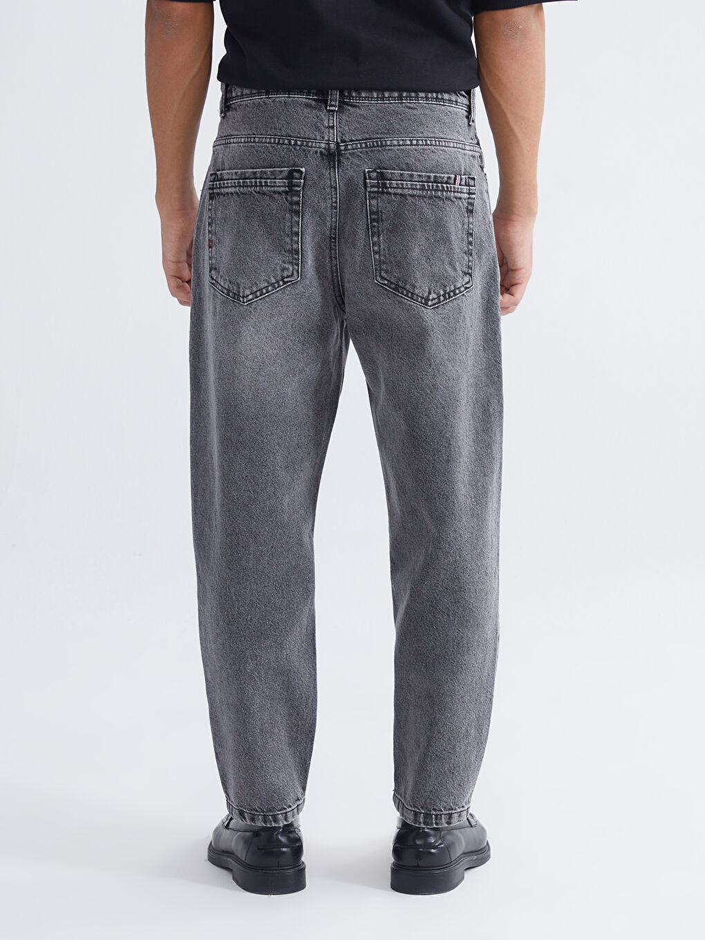 710  Looce Fıt Ерлерге арналған джинсы шалбар-3