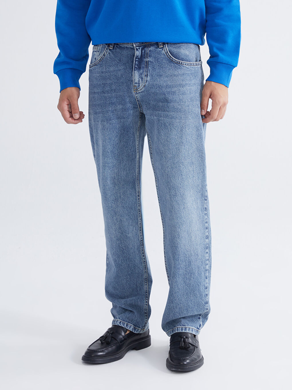 İndigo 700 Straight Fit Erkek Jean Pantolon-1