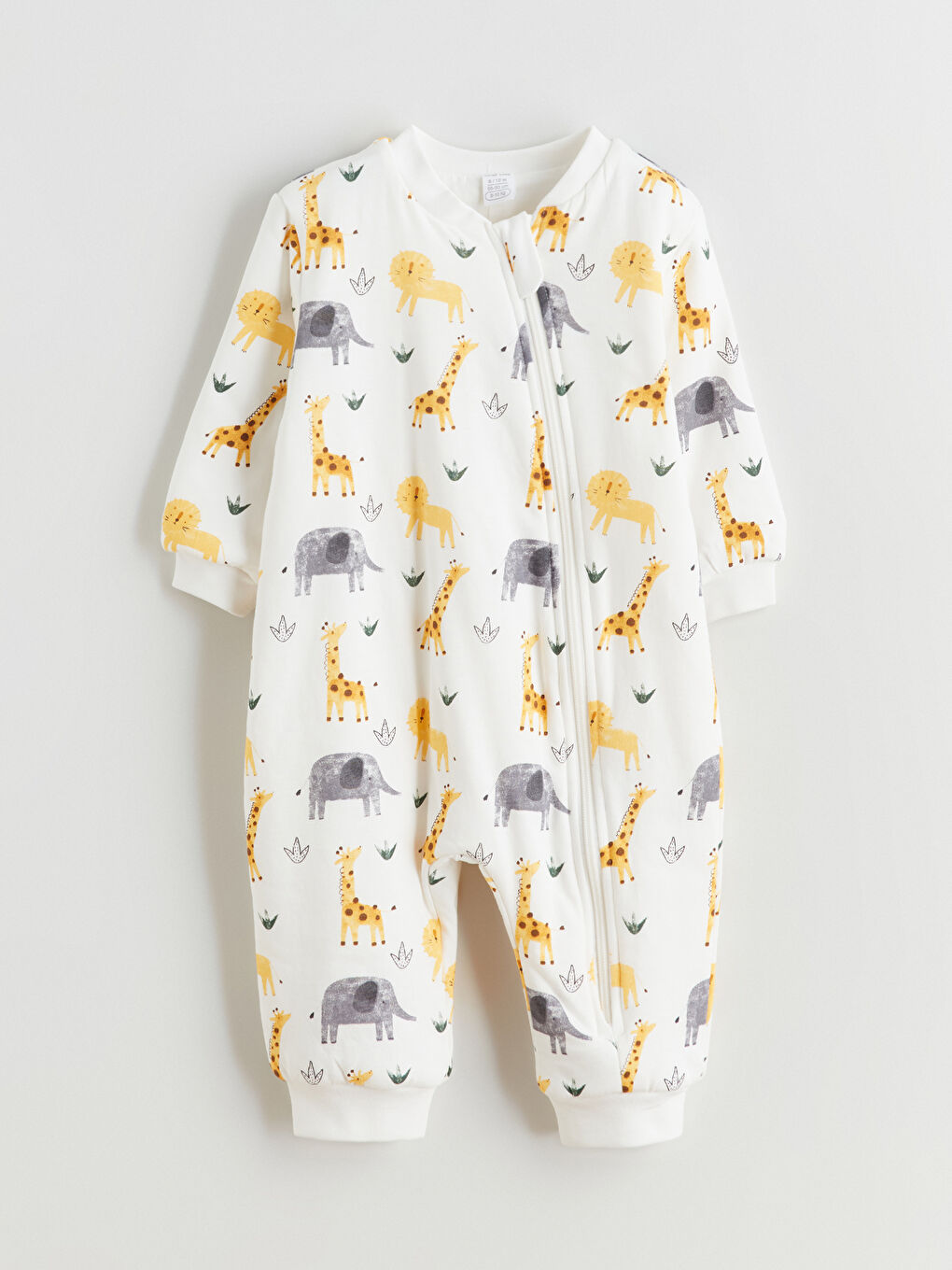 Ekru 1.6 Tog Baskılı Erkek Bebek  Uyku Tulumu