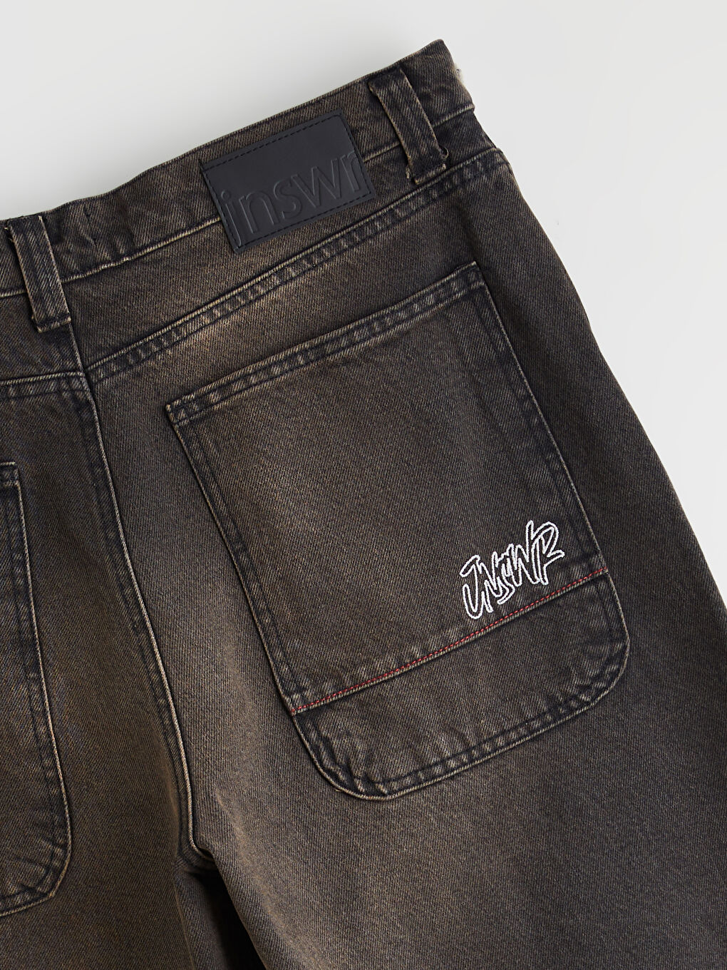 Ерлерге арналған супер кең джинс шалбар-5