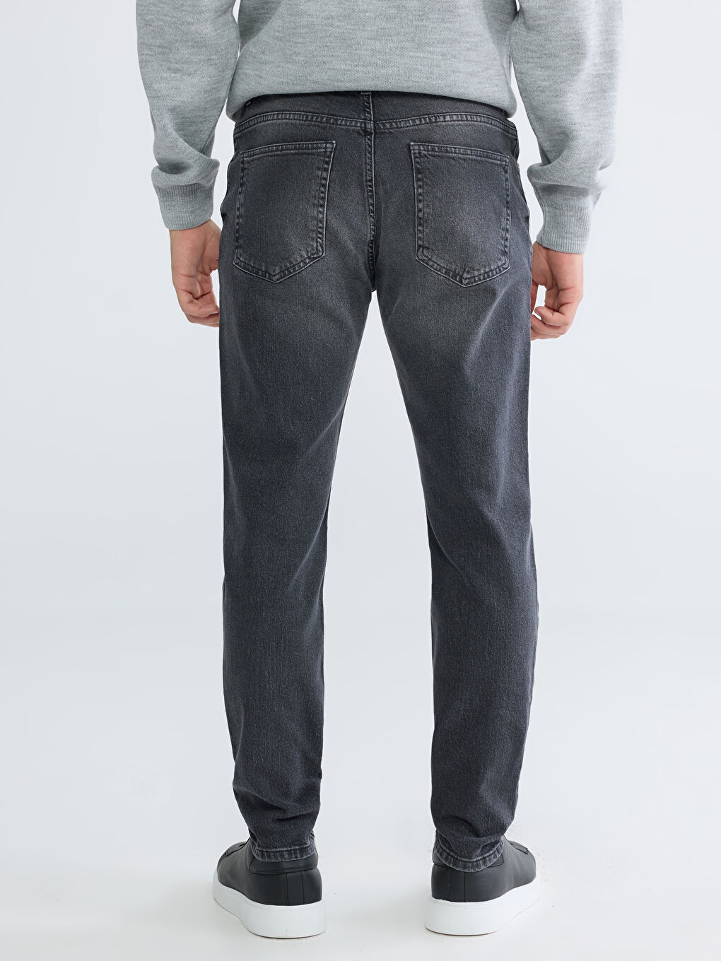 Antrasit 730 Havuç Kalıp Erkek Jean Pantolon-3