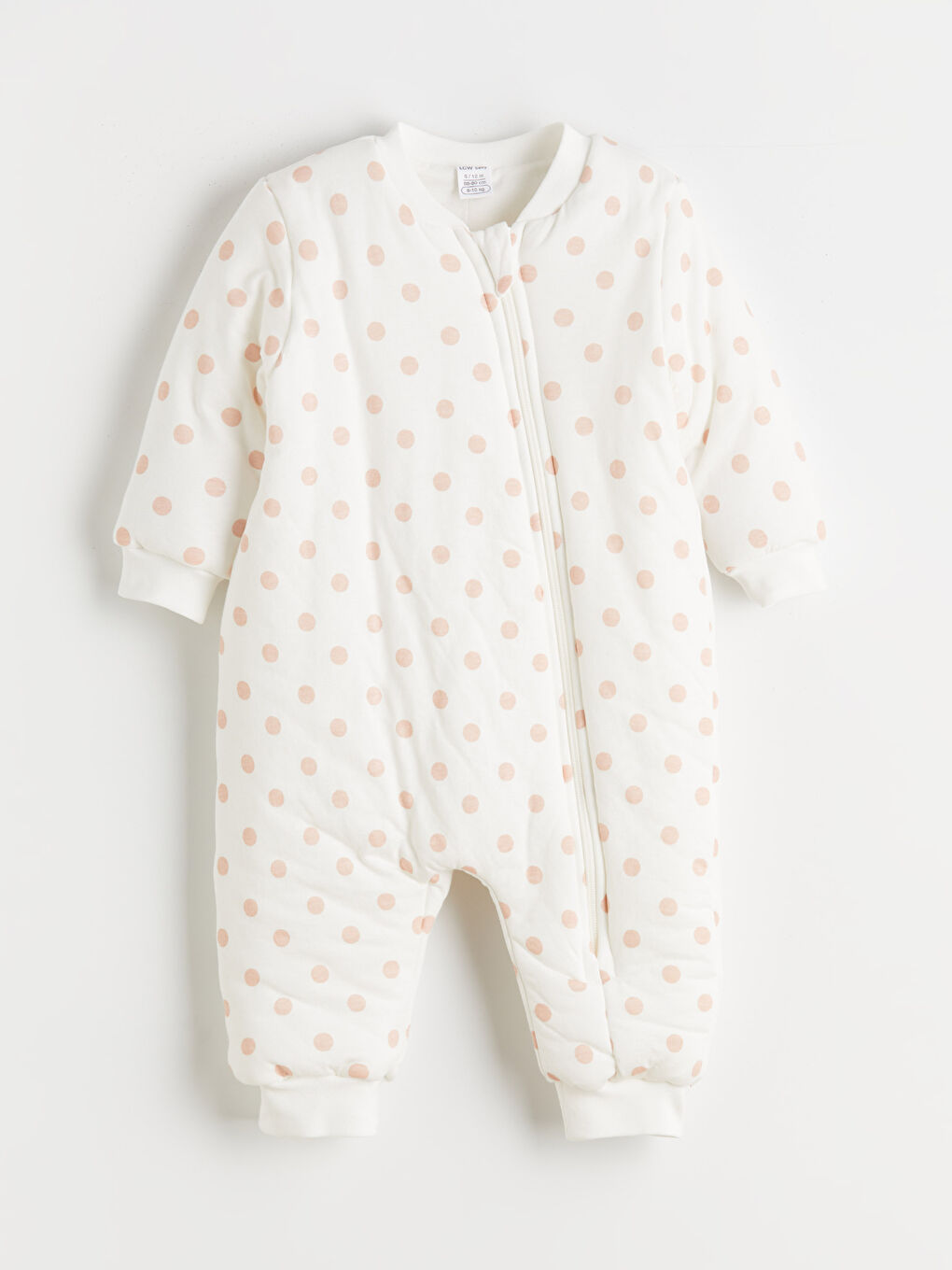 Ekru 2.5 Tog Uzun Kollu Kız Bebek Uyku Tulumu