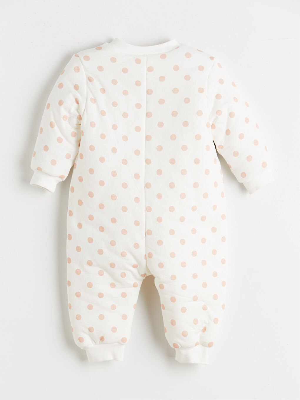 Ekru 2.5 Tog Uzun Kollu Kız Bebek Uyku Tulumu-1