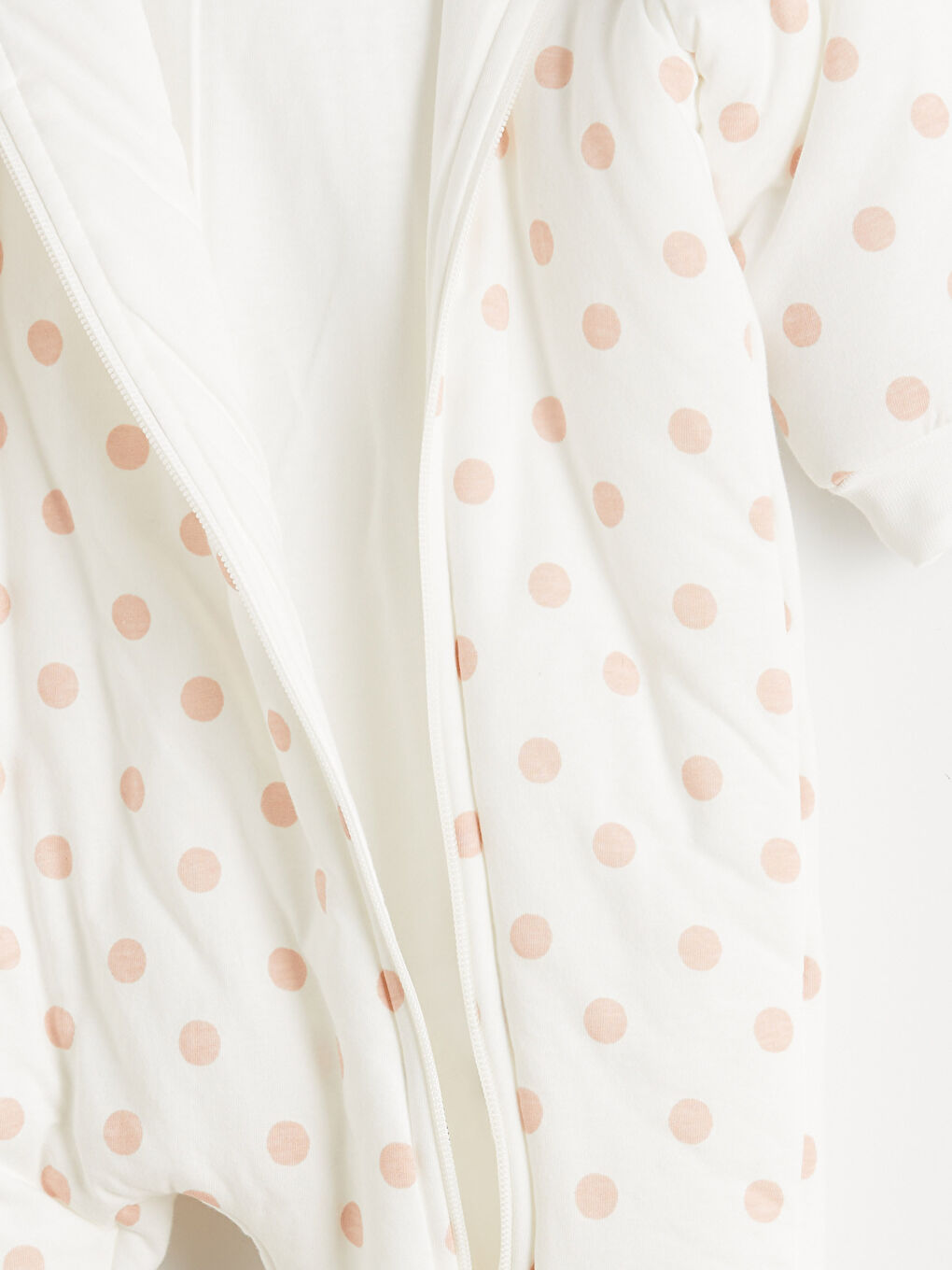 Ekru 2.5 Tog Uzun Kollu Kız Bebek Uyku Tulumu-2