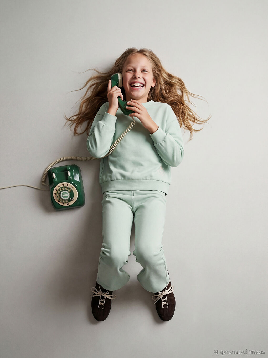 Soft Touch Girls' Sweatshirt and Sweatpants Set