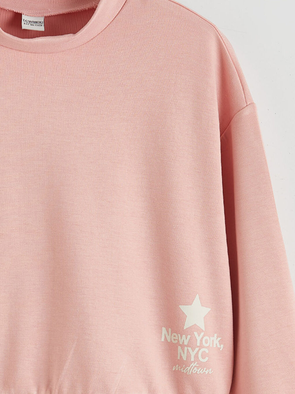 Turuncu Soft Touch Kız Çocuk Sweatshirt ve Eşofman Altı-5