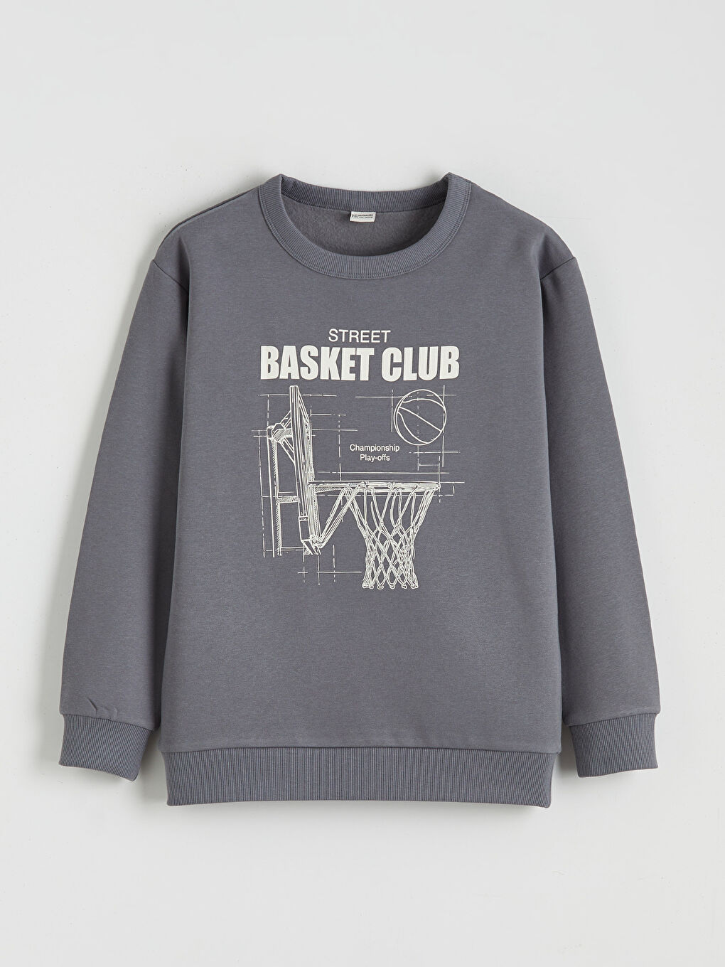 Printed Boys' Thick Sweatshirt