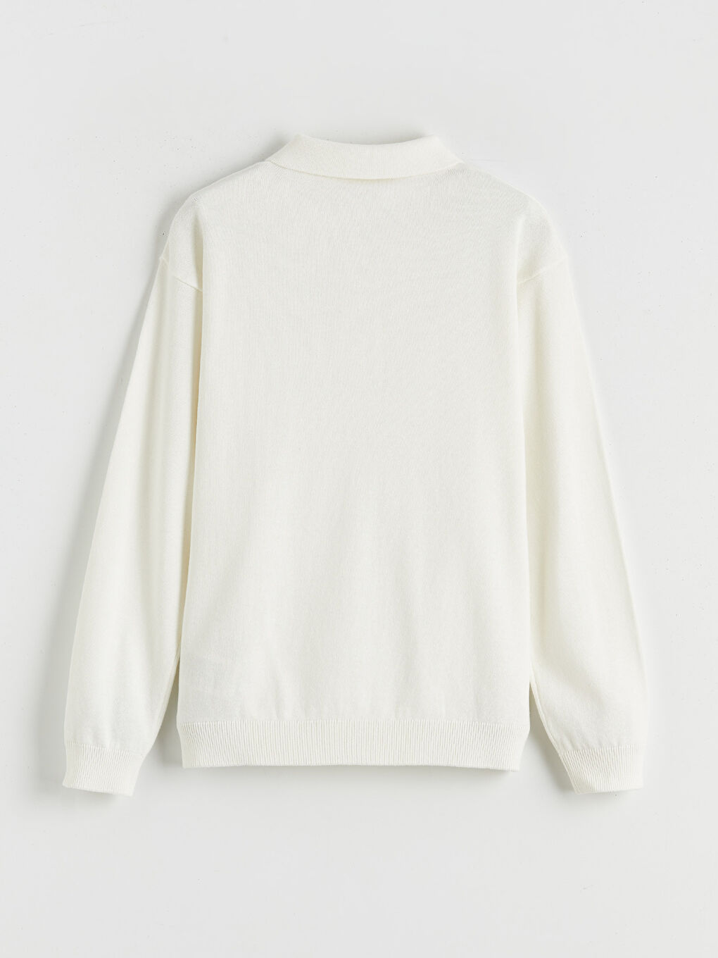 Polo Neck Boys' Knitwear Sweater-1