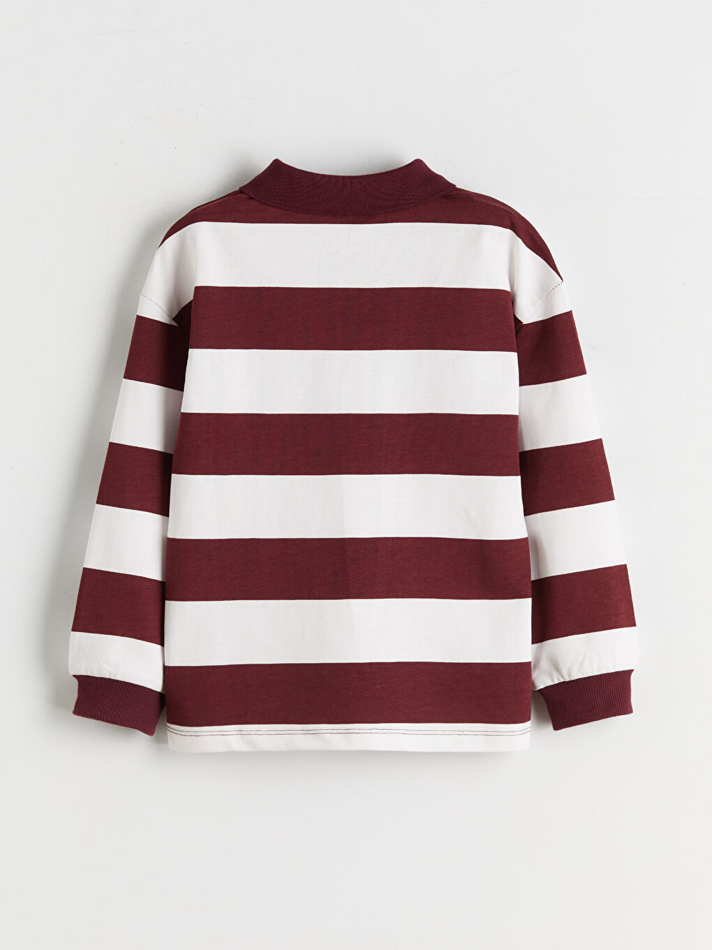 Polo Neck Striped Boys' T-Shirt-3