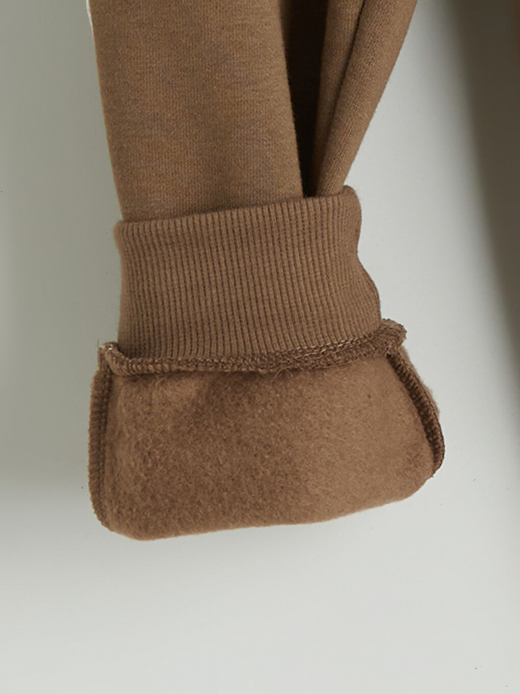 Kahverengi Baskılı Erkek Çocuk Kalın Jogger Eşofman Altı-3