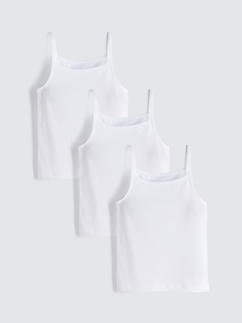 Square Neck Girl'S Baby Top Set Of 3