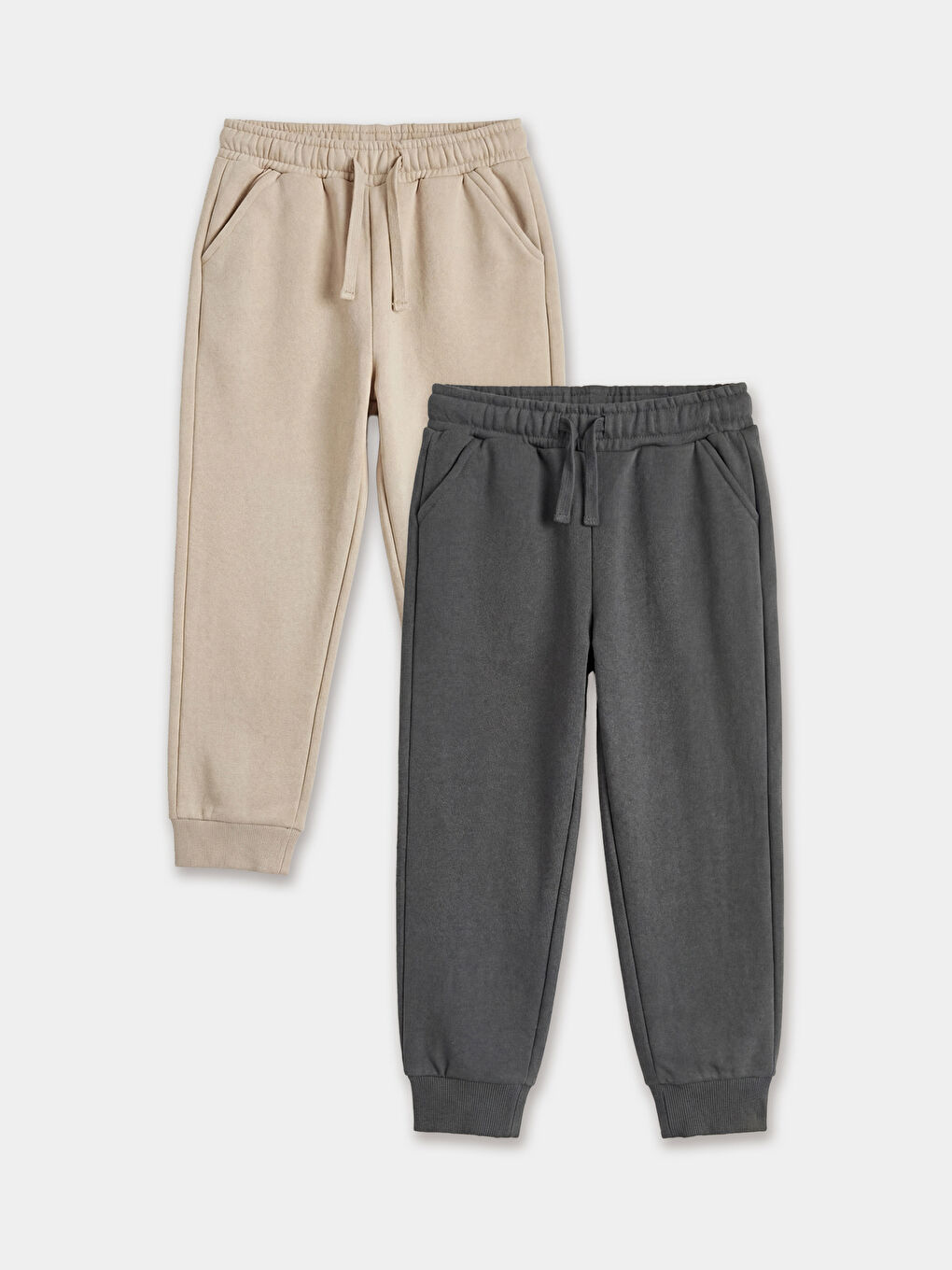 Elasticated Waist Boys' Jogger Sweatpants 2 Pack