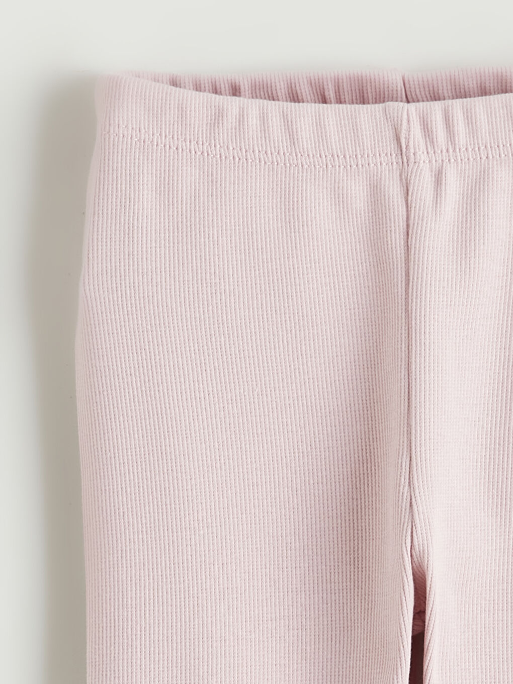 Pembe Basic Fitilli Kız Bebek Tayt-3