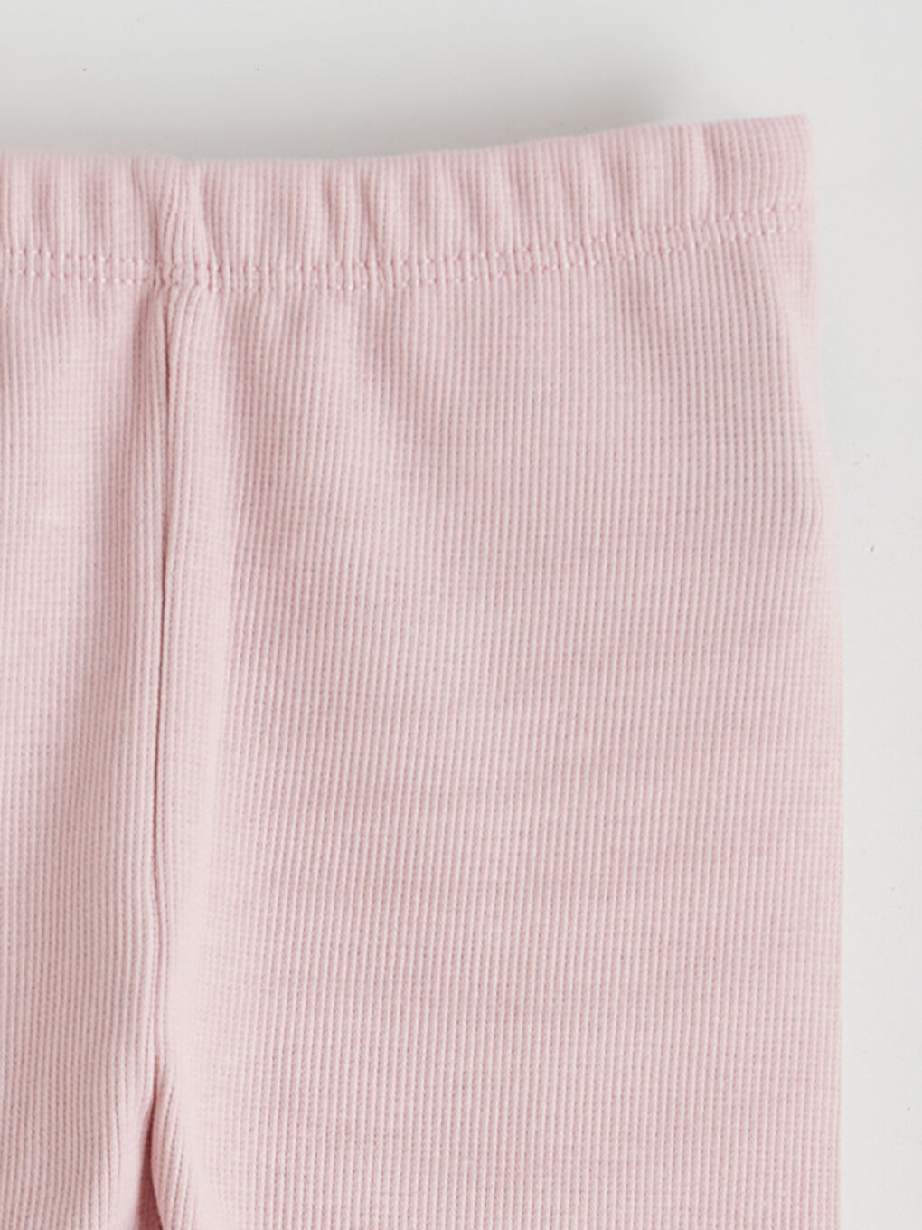 Pembe Basic Fitilli Kız Bebek Tayt-2