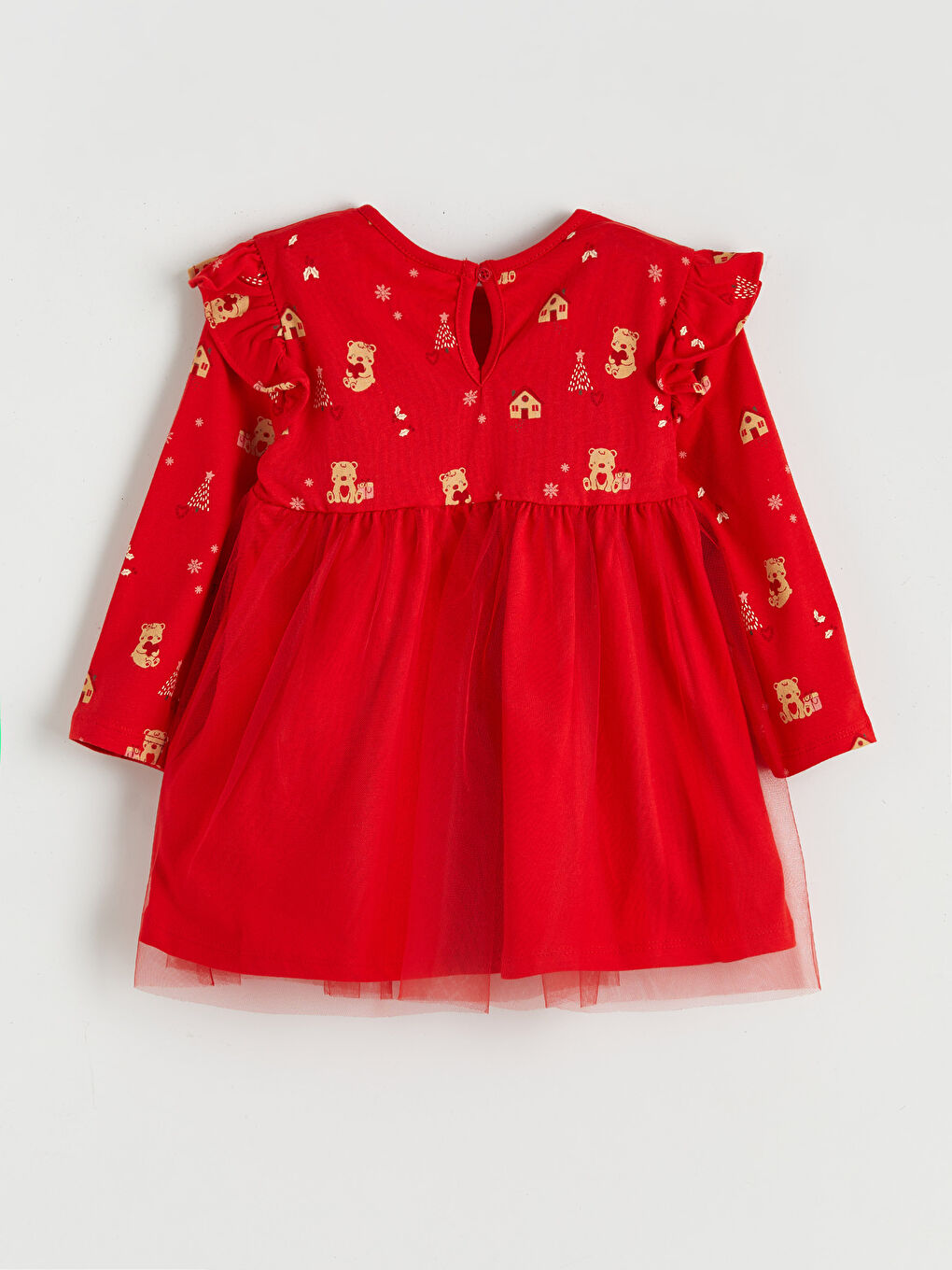 Crew Neck Baby Girls' Tutu Dress-1