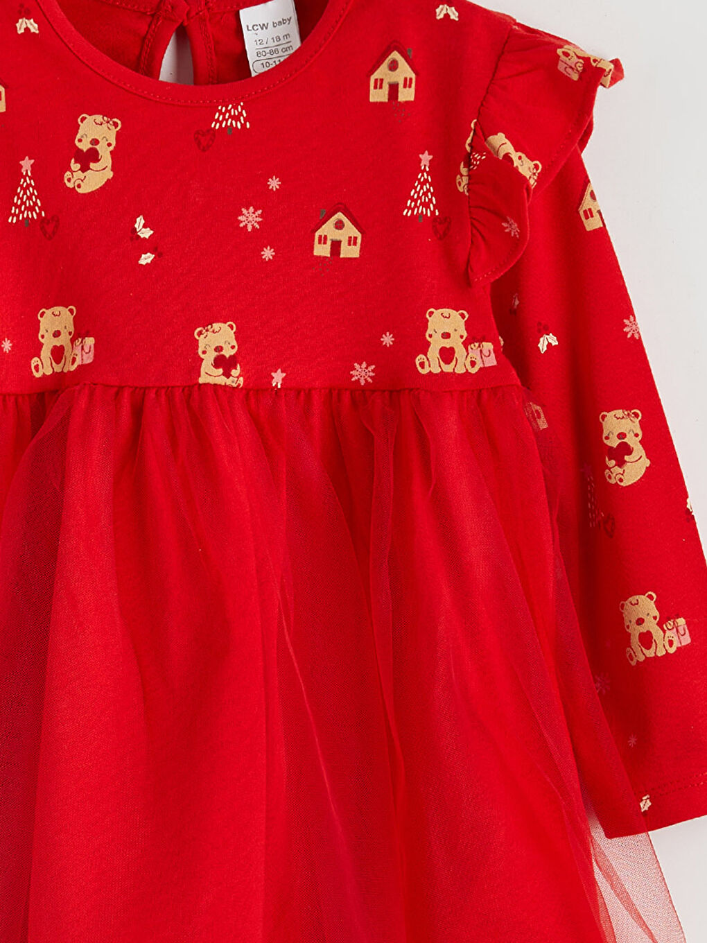 Crew Neck Baby Girls' Tutu Dress-2