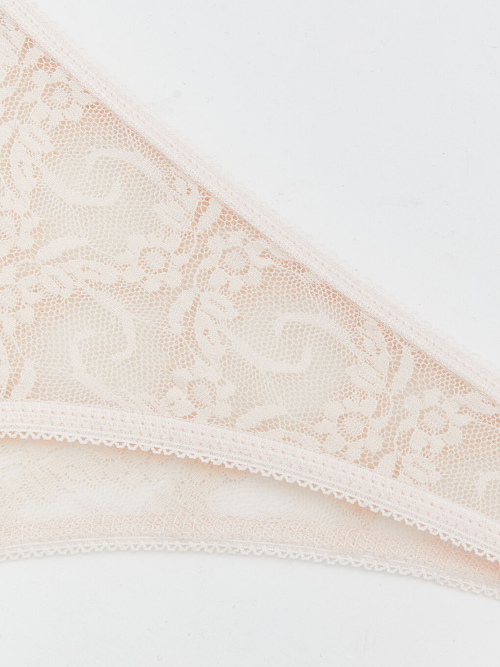 Pembe Dantelli Brazilian Külot-2