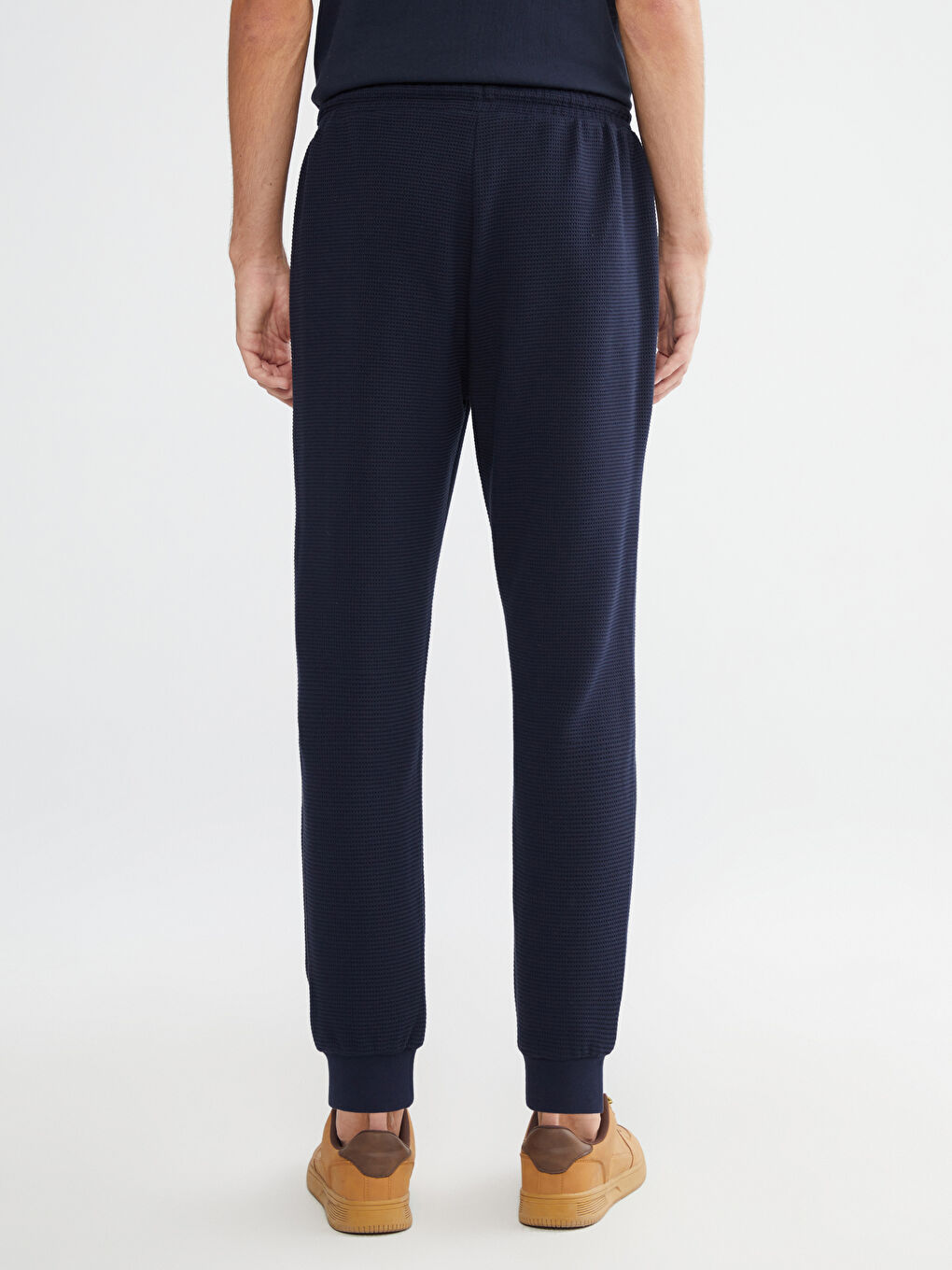 Lacivert Standart Kalıp Erkek Jogger Eşofman Altı-3