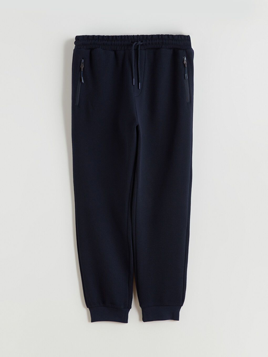 Lacivert Standart Kalıp Erkek Jogger Eşofman Altı-4