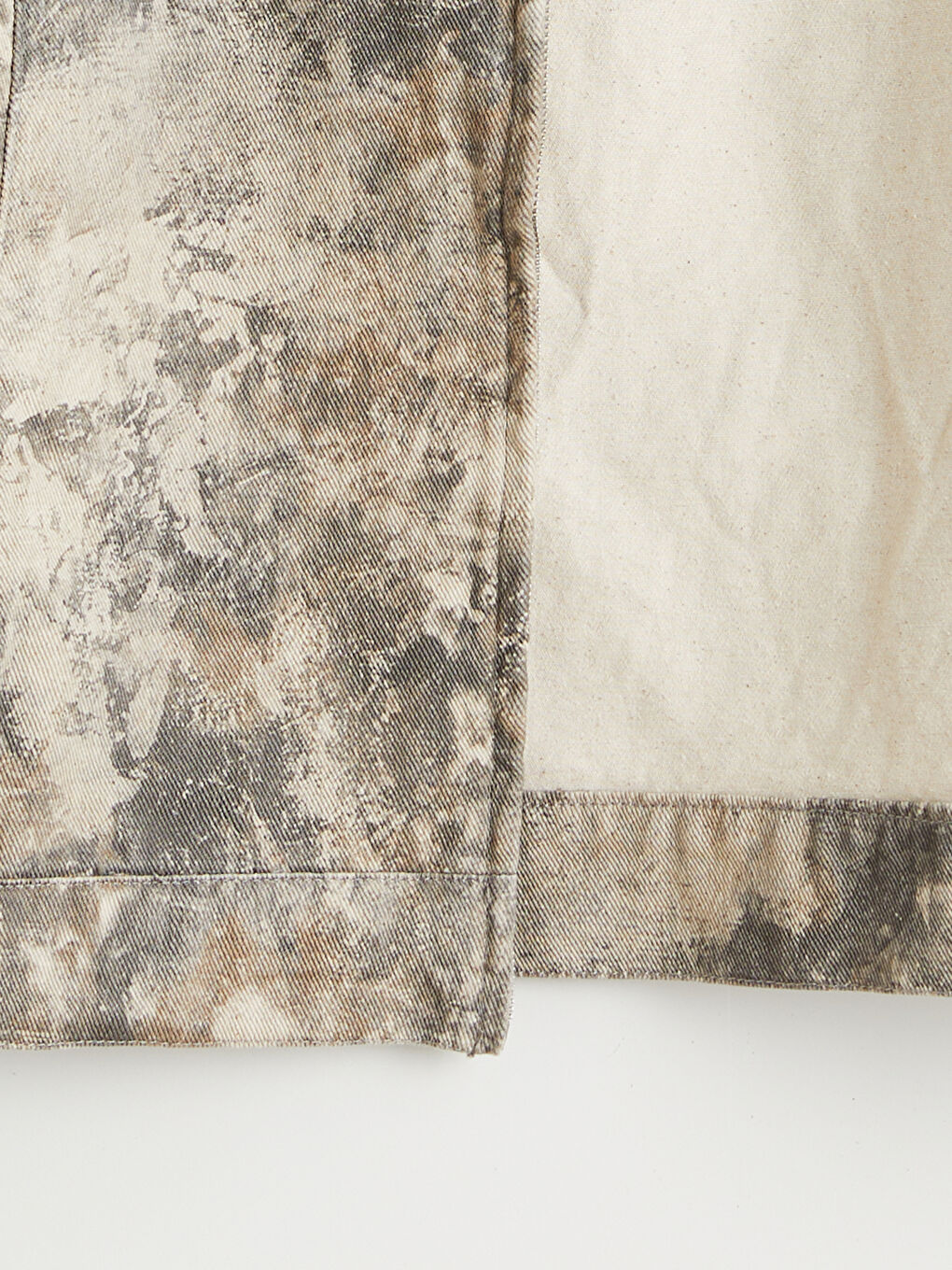 Gri Rahat Kalıp Uzun Kollu Gabardin Erkek Gömlek Ceket-6