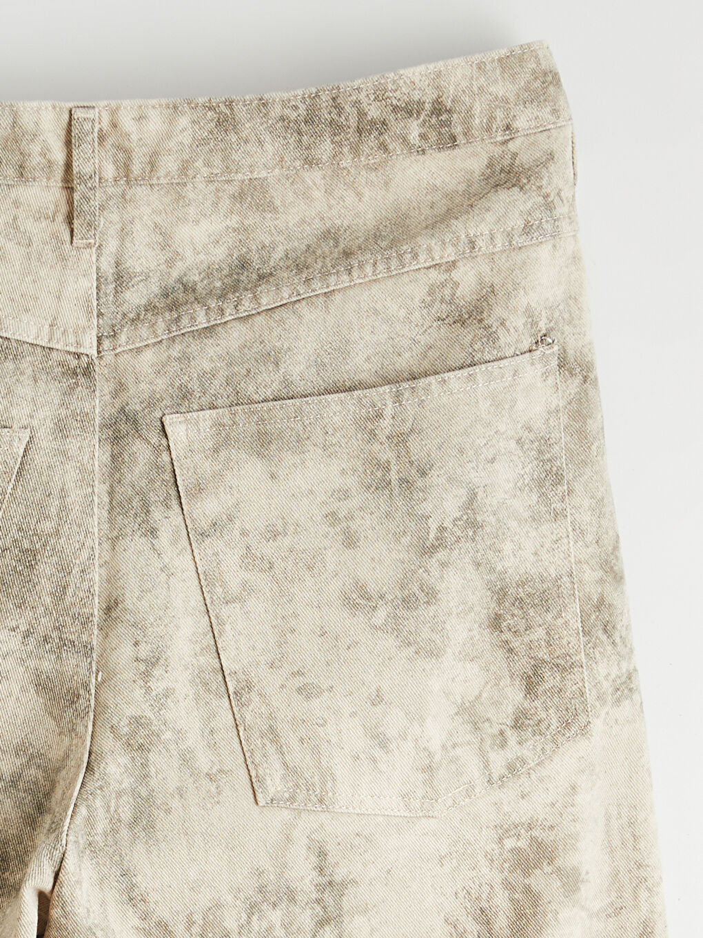 Gri Standart Kalıp Gabardin Erkek Pantolon-5