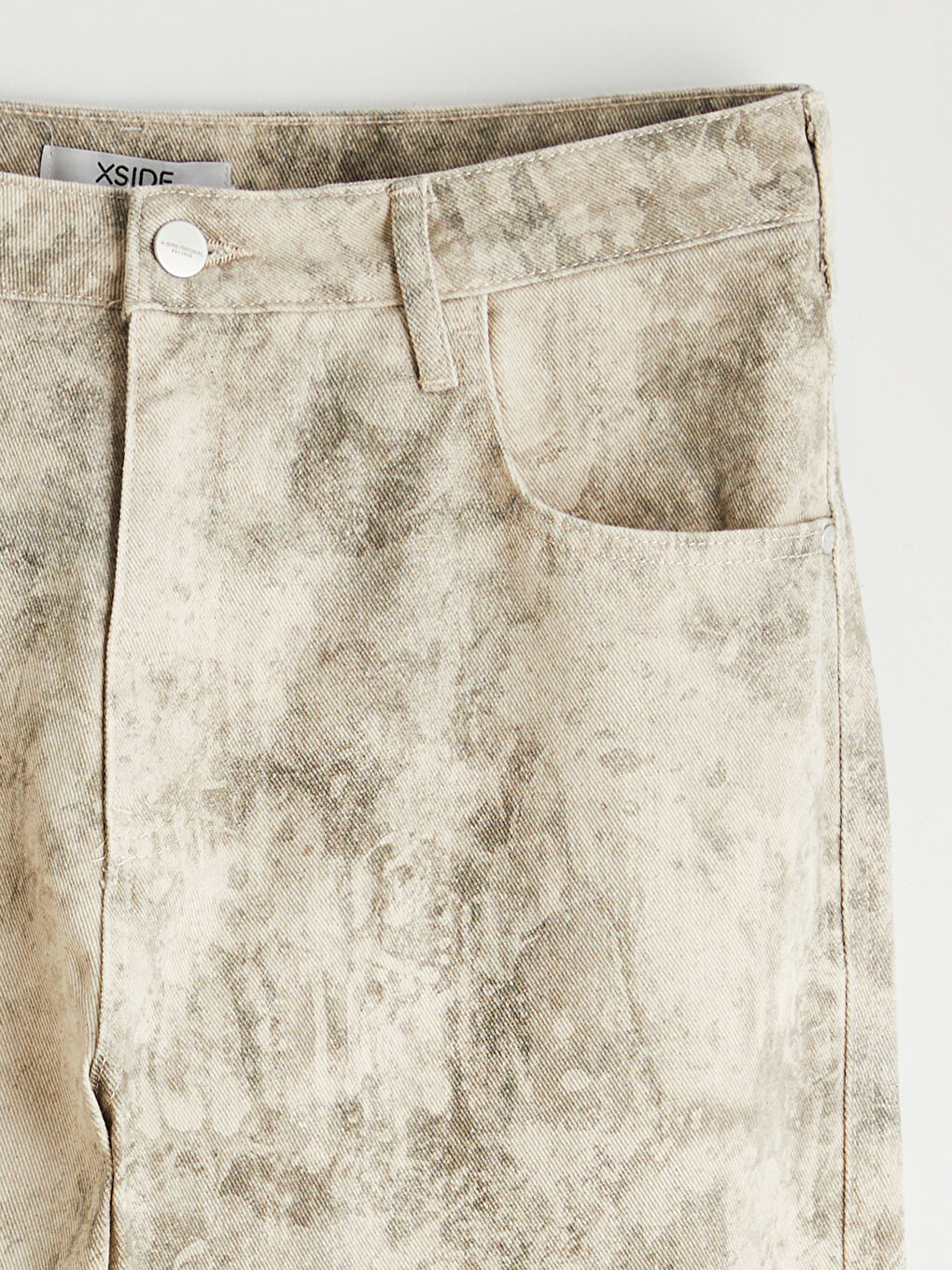 Gri Standart Kalıp Gabardin Erkek Pantolon-6