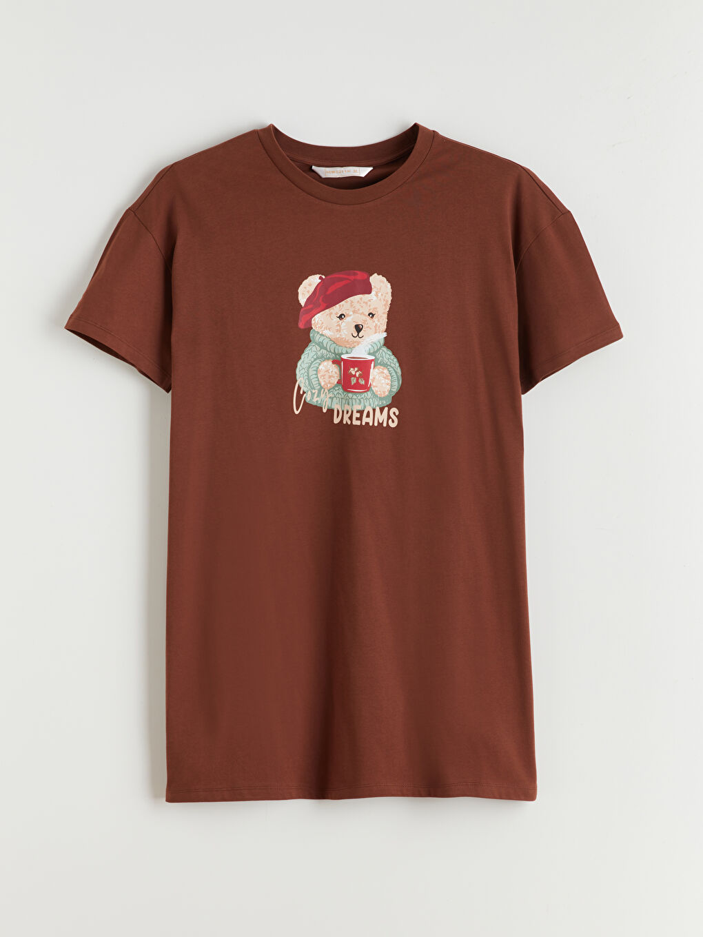 Woman BROWN Nightdress-4