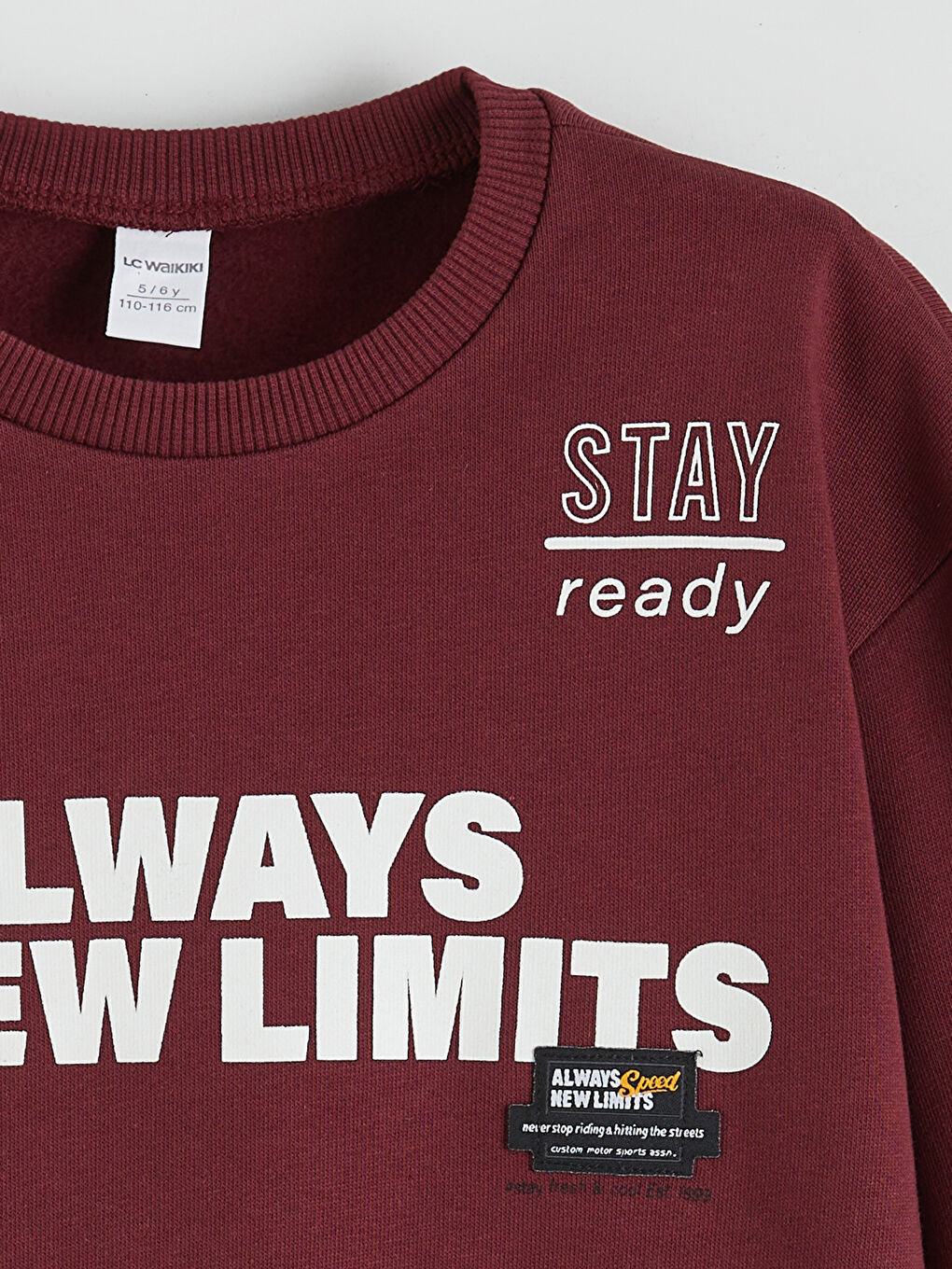 Crew Neck Printed Boys' Sweatshirt-1