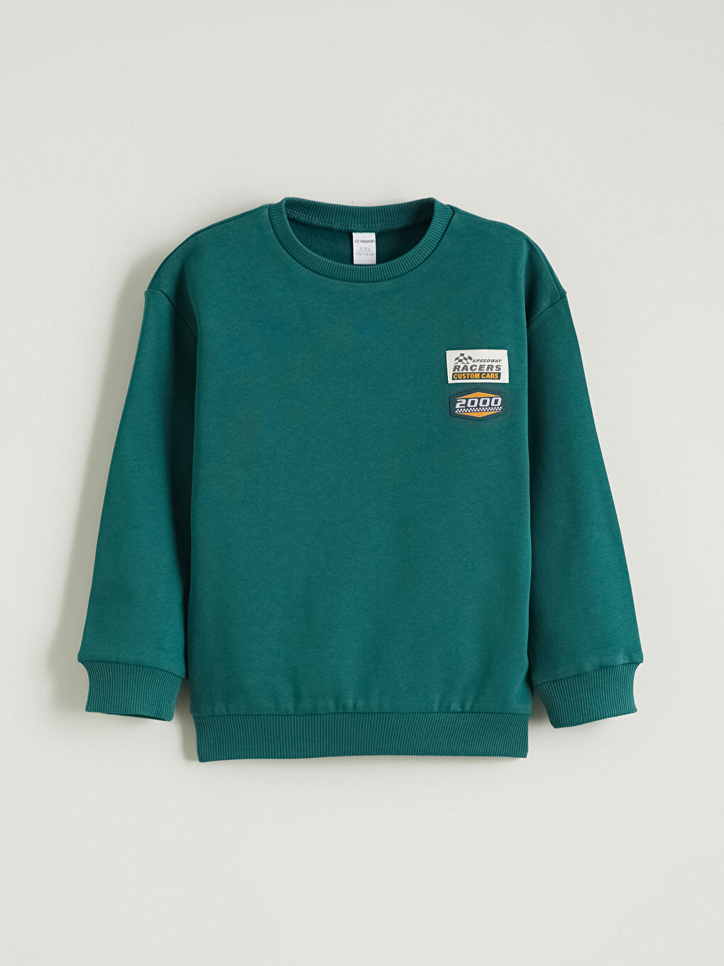 Crew Neck Boys' Thick Sweatshirt