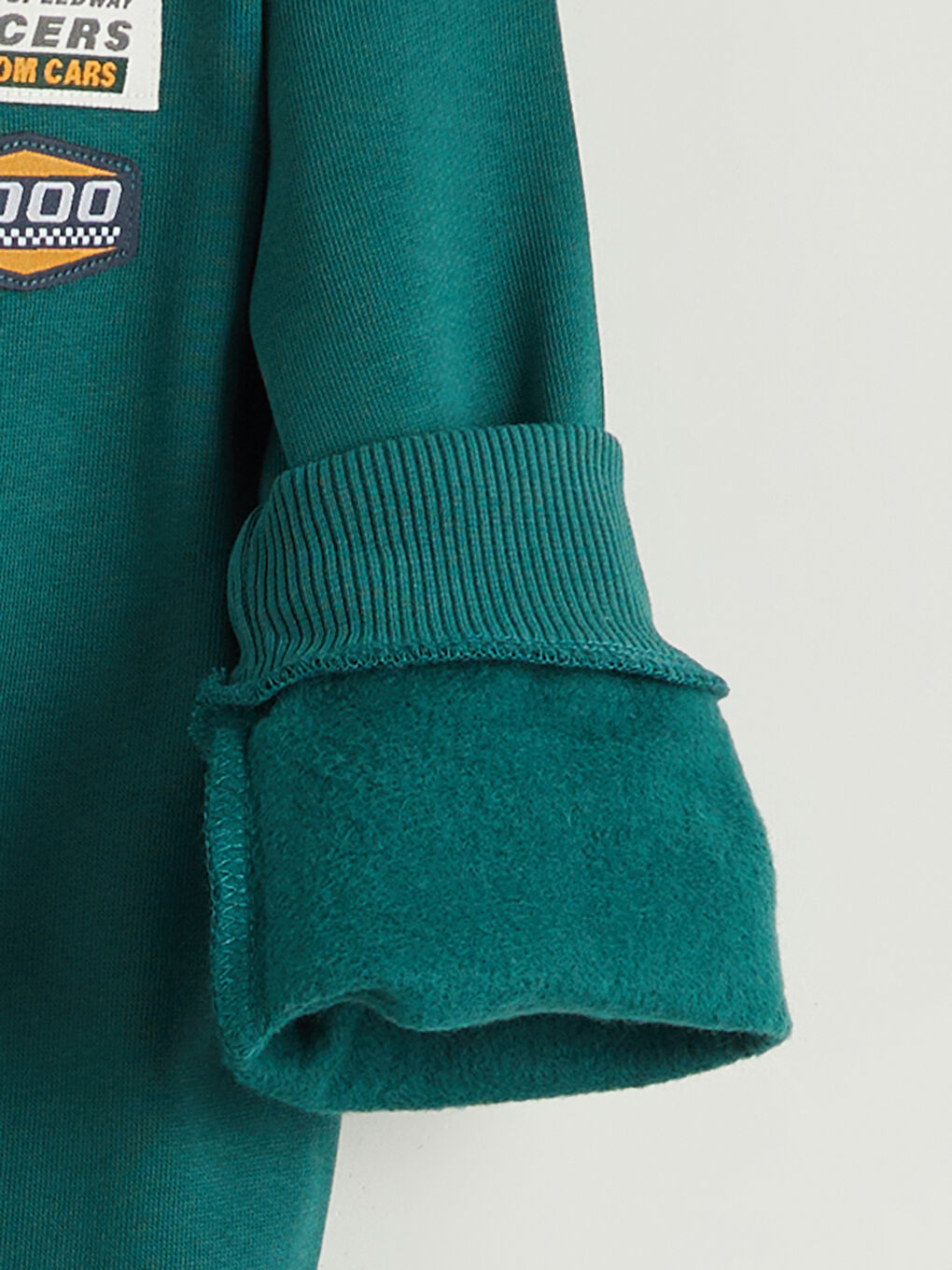 Crew Neck Boys' Thick Sweatshirt-2