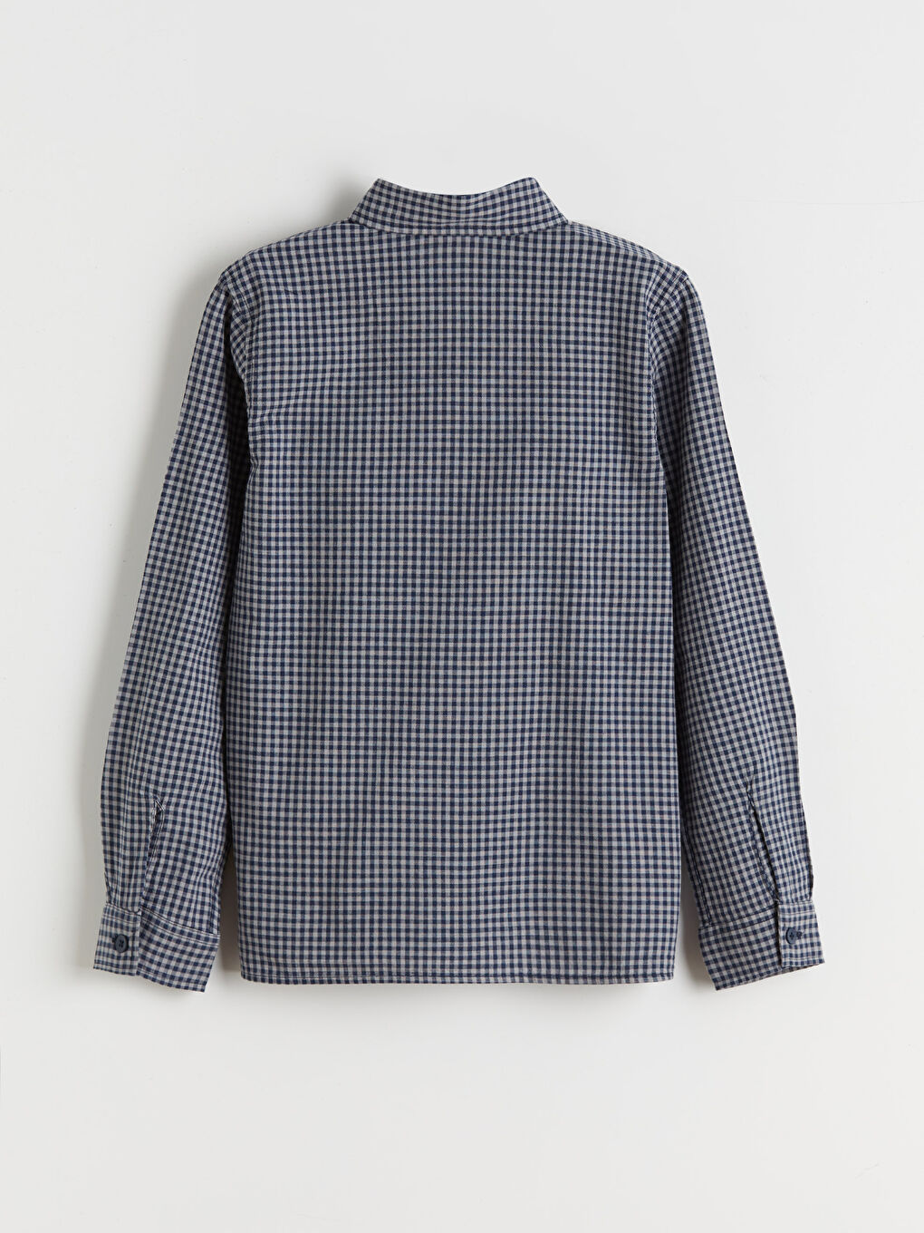 Long Sleeve Plaid Boys' Shirt-1