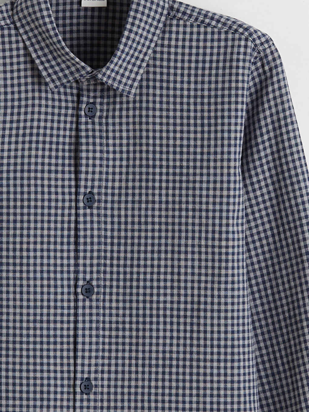 Long Sleeve Plaid Boys' Shirt-2