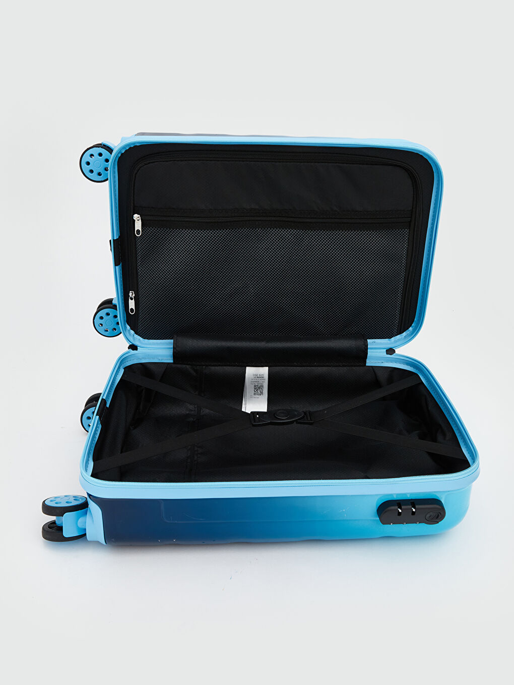 Karışık Kilit Detaylı Küçük Boy Valiz-3