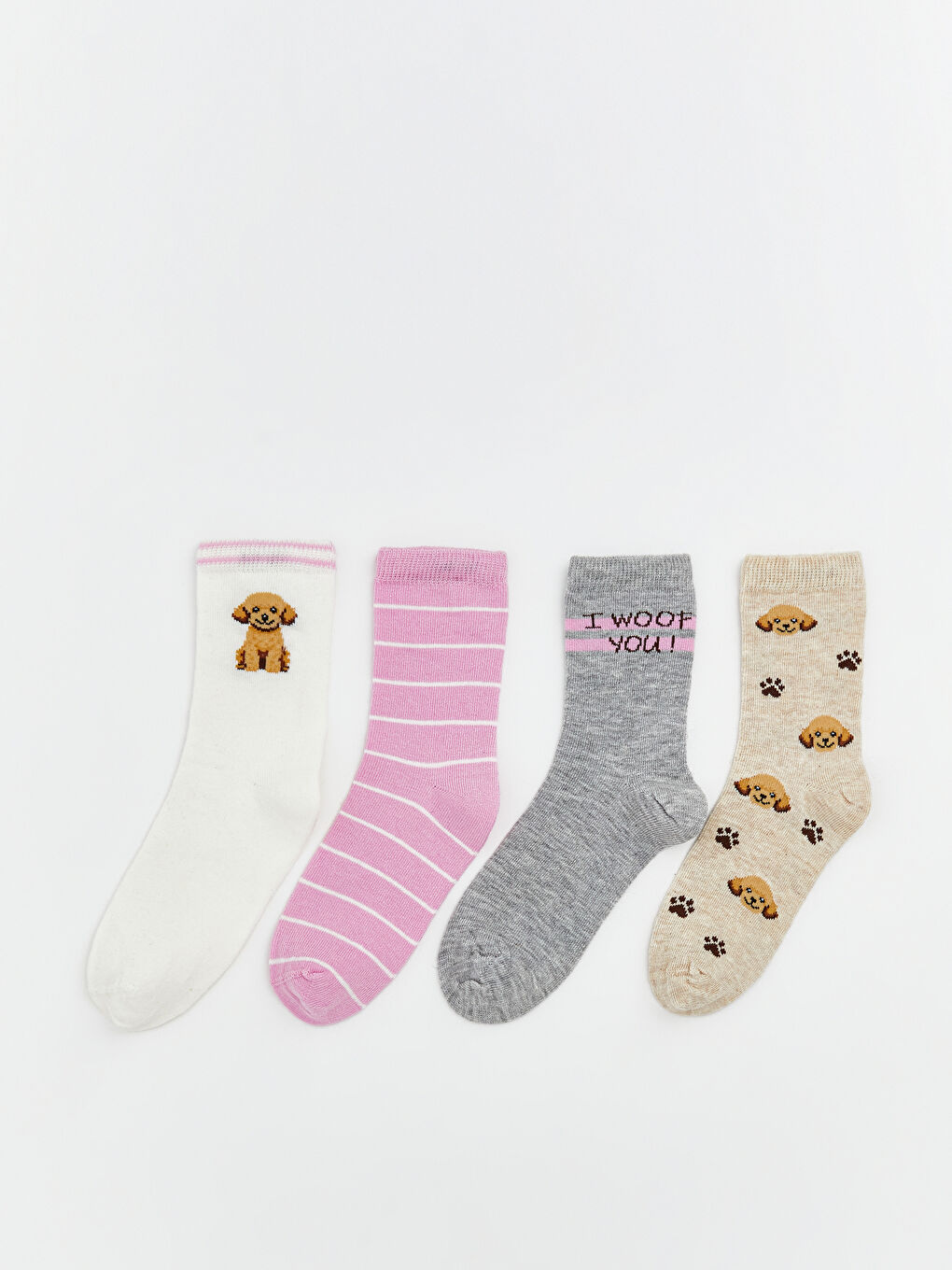 SVETLO BEŽ Čarape do gležnja Devojka