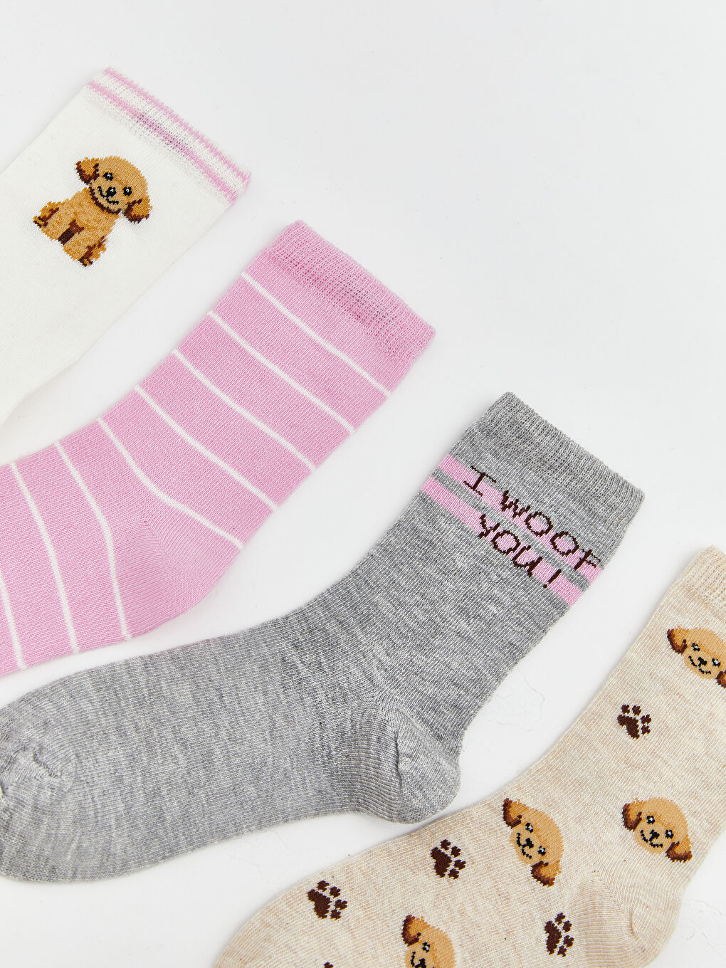 SVETLO BEŽ Čarape do gležnja Devojka-1