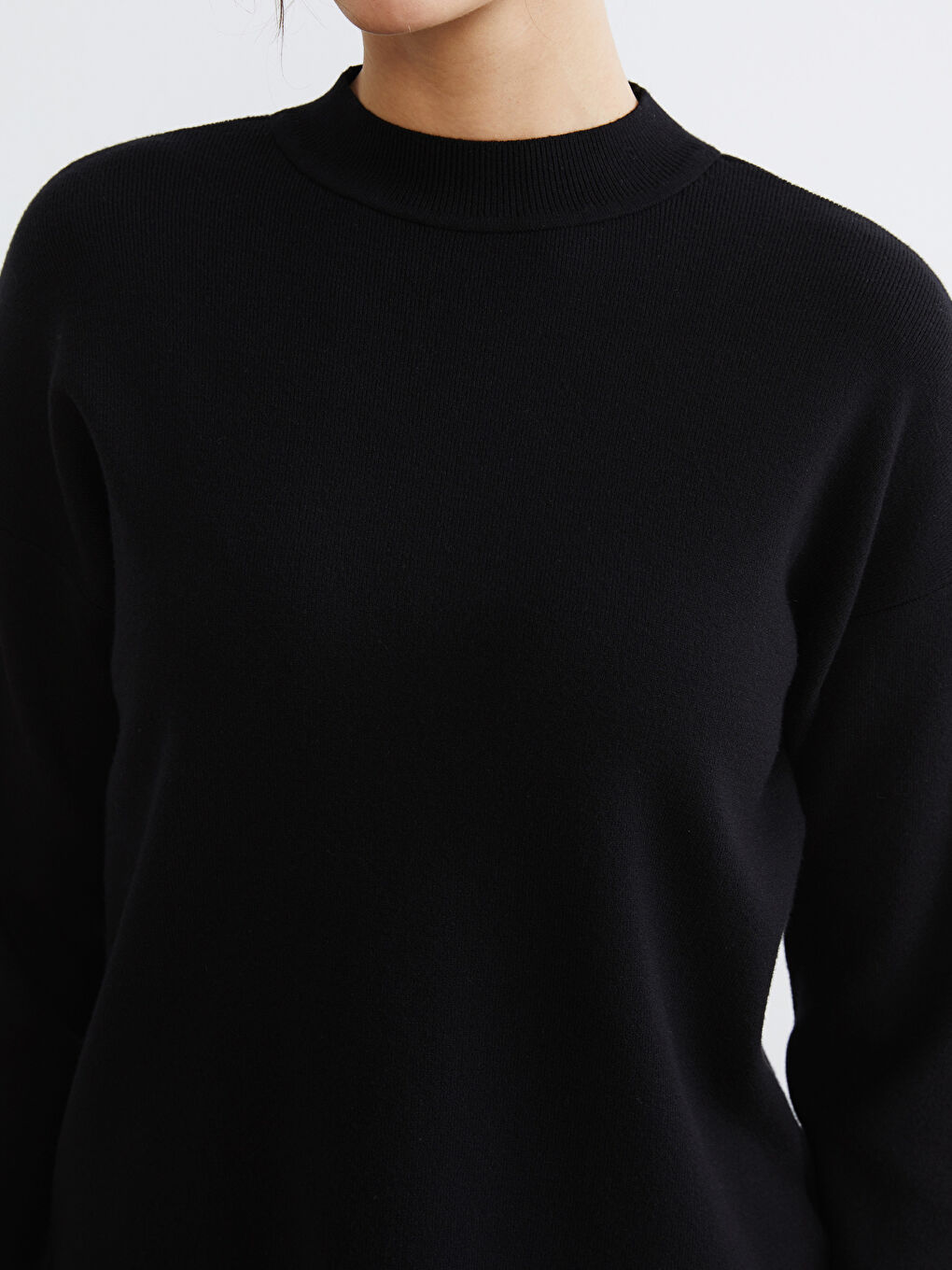 Half Turtleneck Women's Knitwear Sweater-2