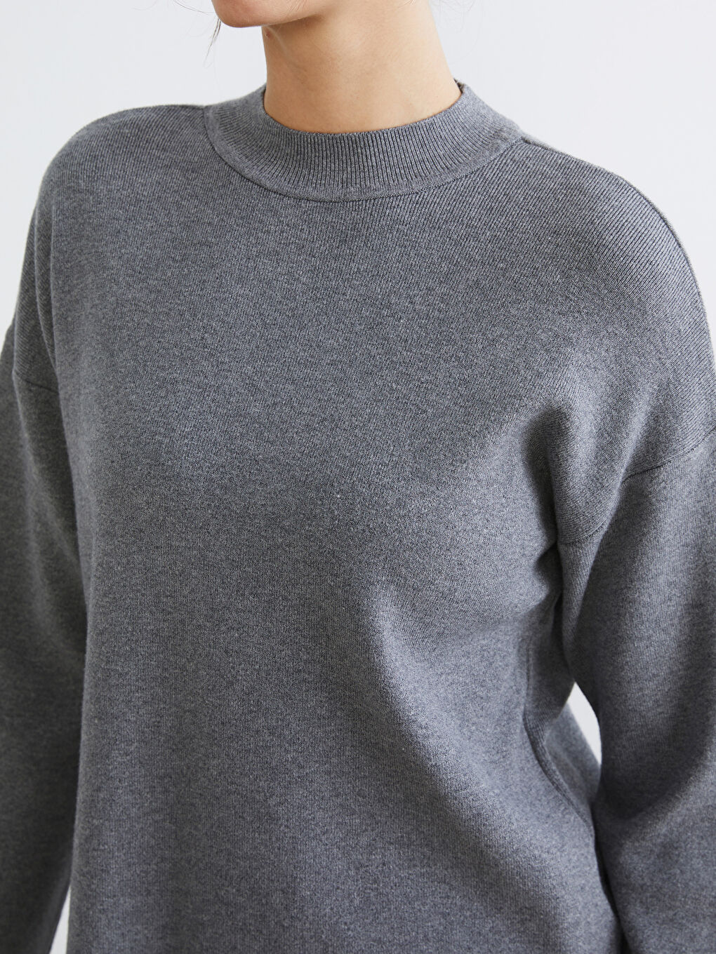 Half Turtleneck Women's Knitwear Sweater-2