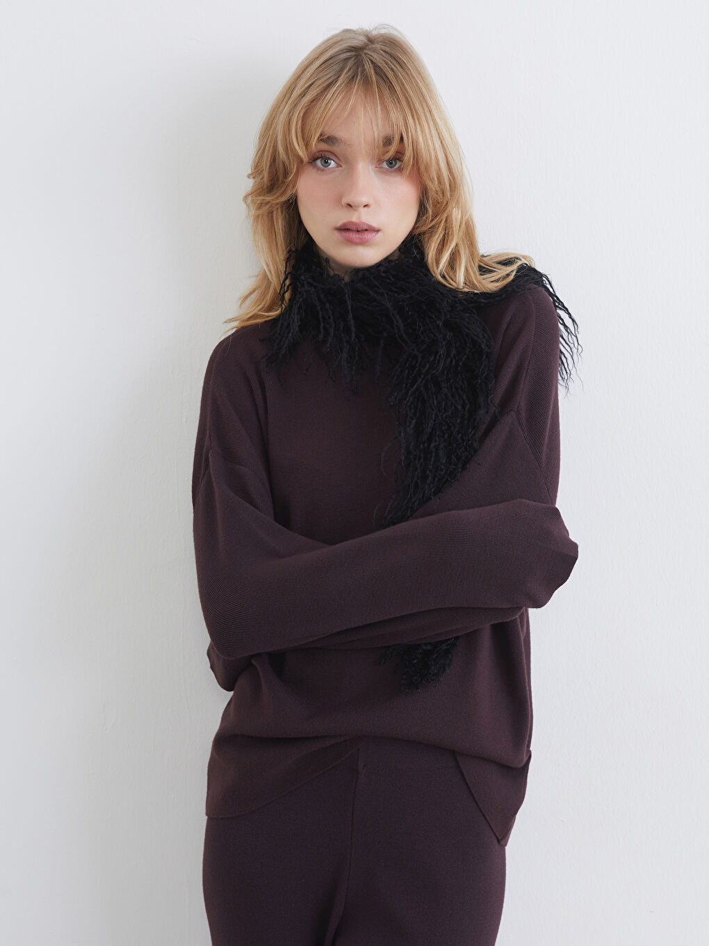 Half Turtleneck Women's Knitwear Sweater