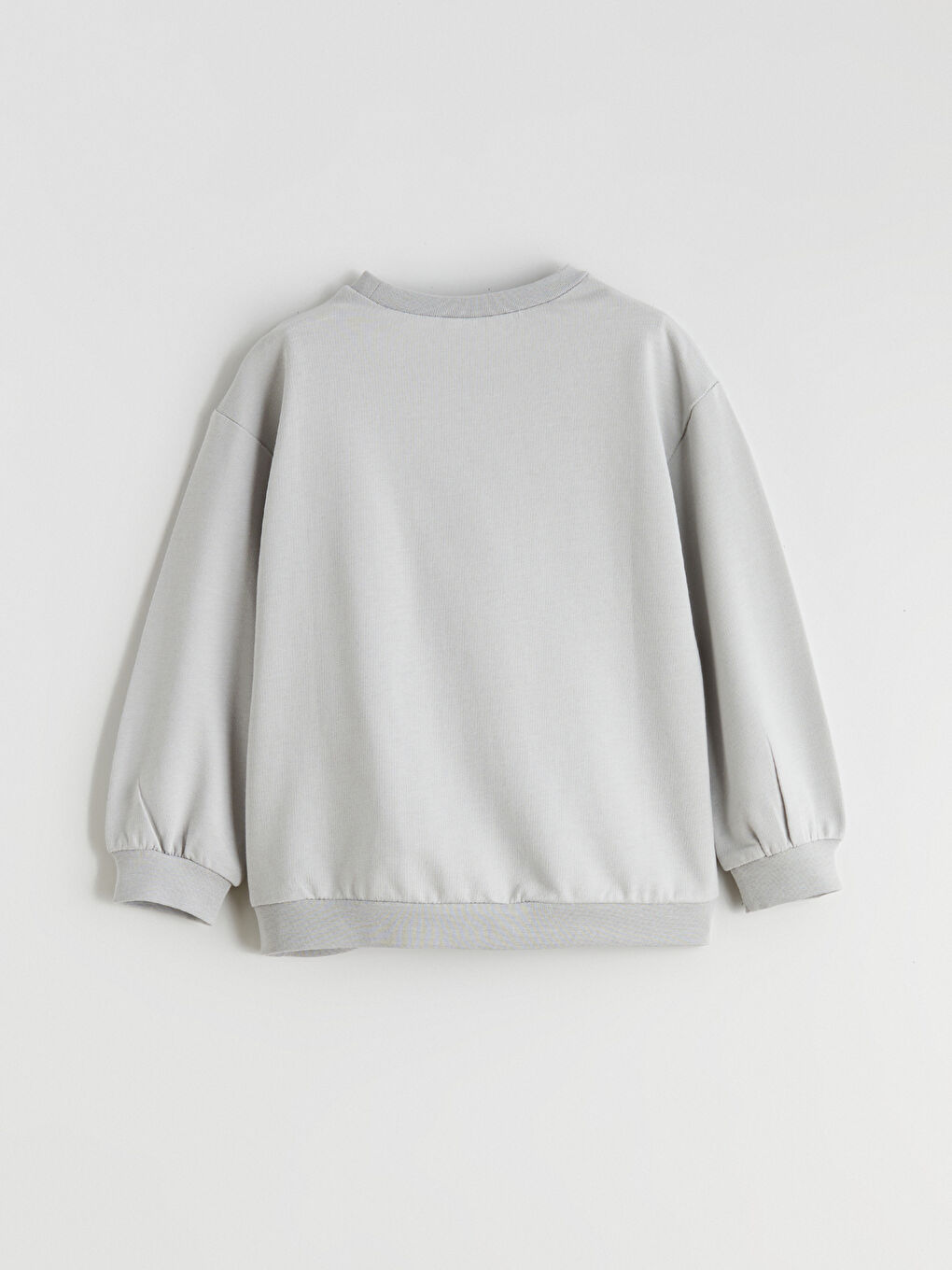 Gri Baskılı Erkek Bebek Sweatshirt-2